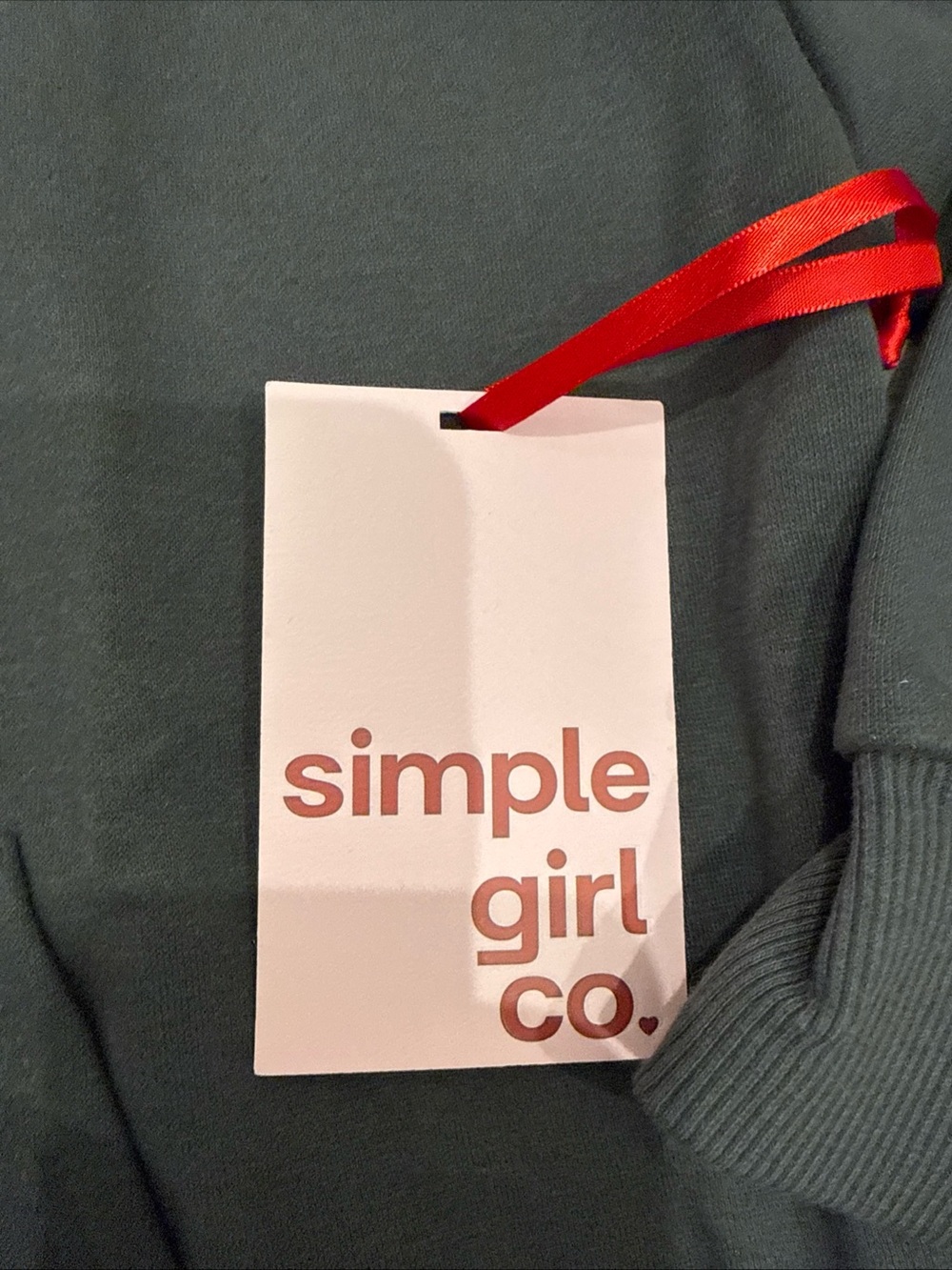 Simple Girl Co Full Zip Hoodie Women’s Charcoal Gray Hooded Sweatshirt NWT - Picture 3 of 5